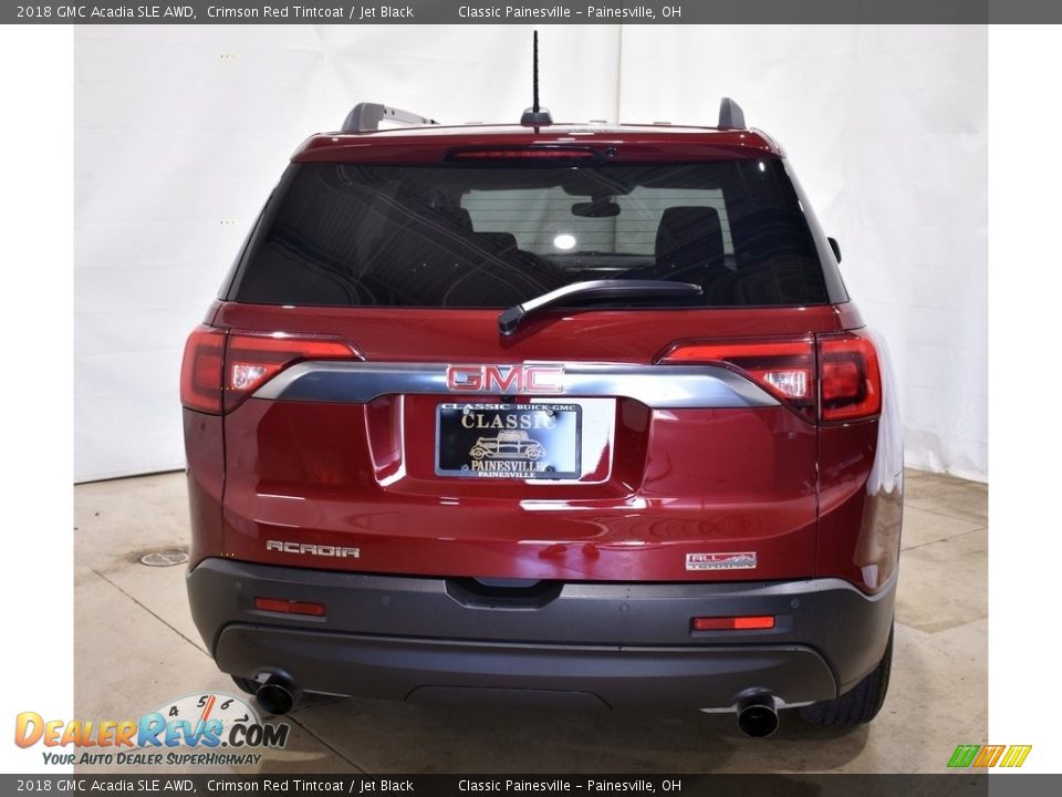 2018 GMC Acadia SLE AWD Crimson Red Tintcoat / Jet Black Photo #3