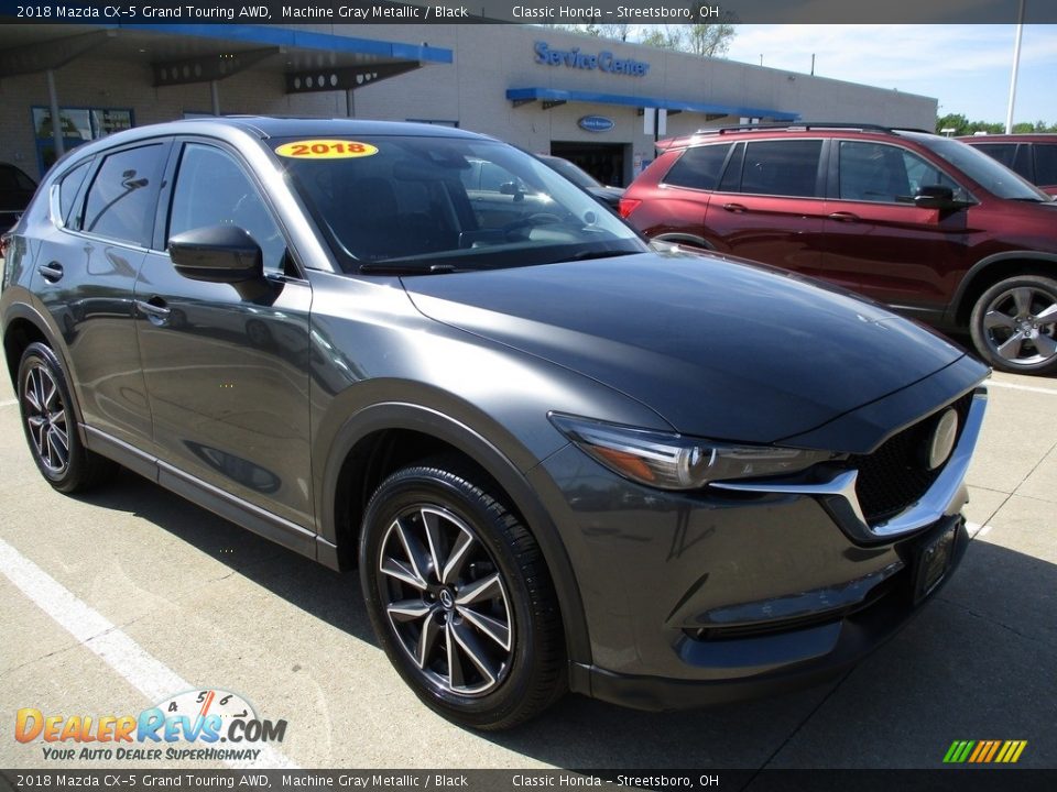 Front 3/4 View of 2018 Mazda CX-5 Grand Touring AWD Photo #3
