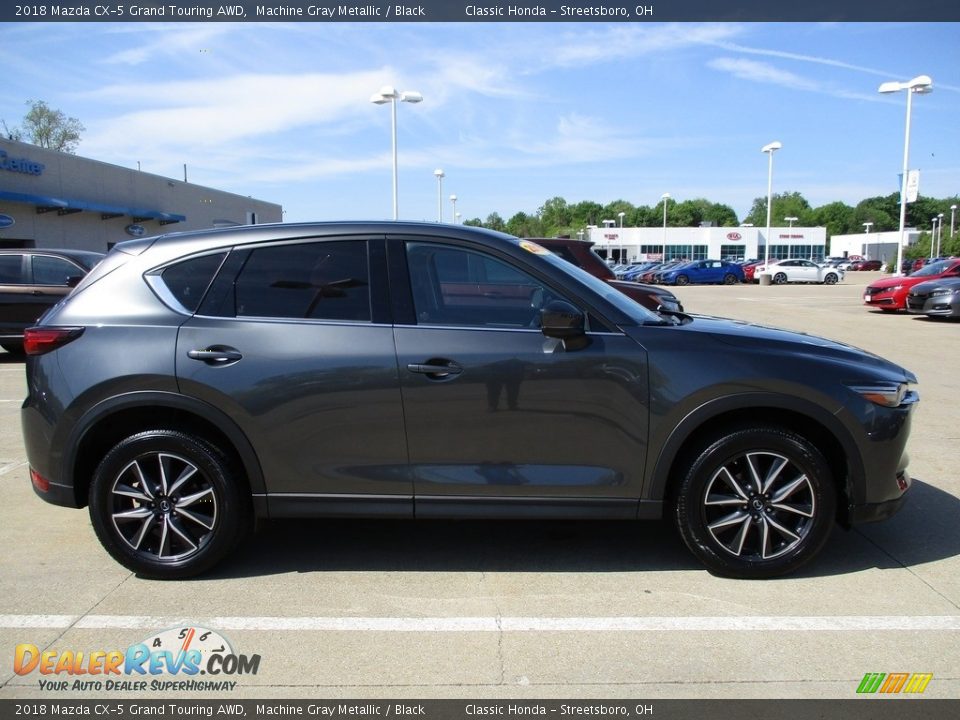 2018 Mazda CX-5 Grand Touring AWD Machine Gray Metallic / Black Photo #4