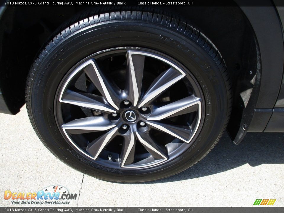 2018 Mazda CX-5 Grand Touring AWD Machine Gray Metallic / Black Photo #6