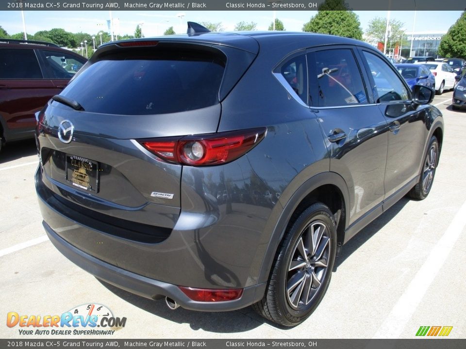 2018 Mazda CX-5 Grand Touring AWD Machine Gray Metallic / Black Photo #7
