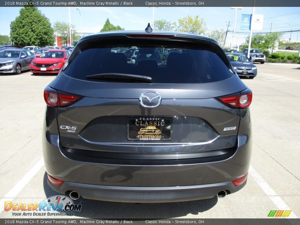 2018 Mazda CX-5 Grand Touring AWD Machine Gray Metallic / Black Photo #8