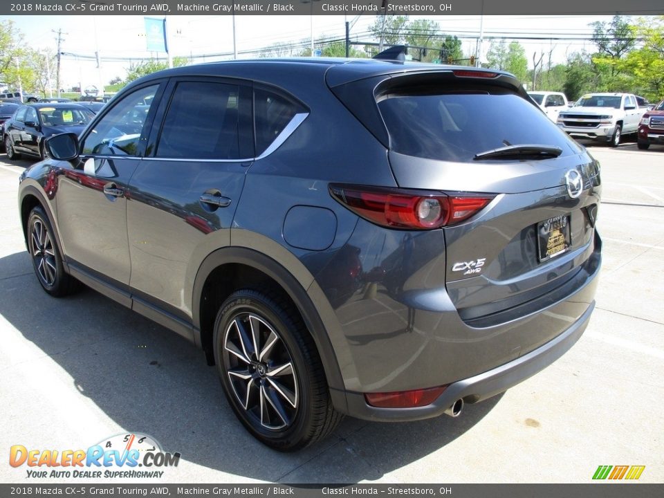 2018 Mazda CX-5 Grand Touring AWD Machine Gray Metallic / Black Photo #9