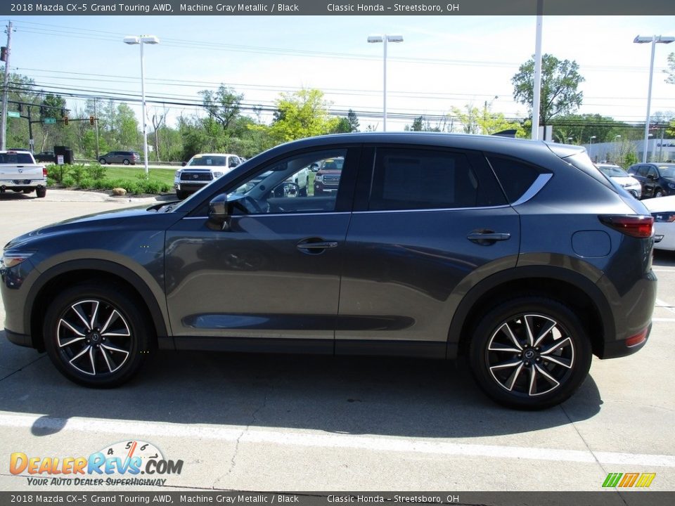 2018 Mazda CX-5 Grand Touring AWD Machine Gray Metallic / Black Photo #10