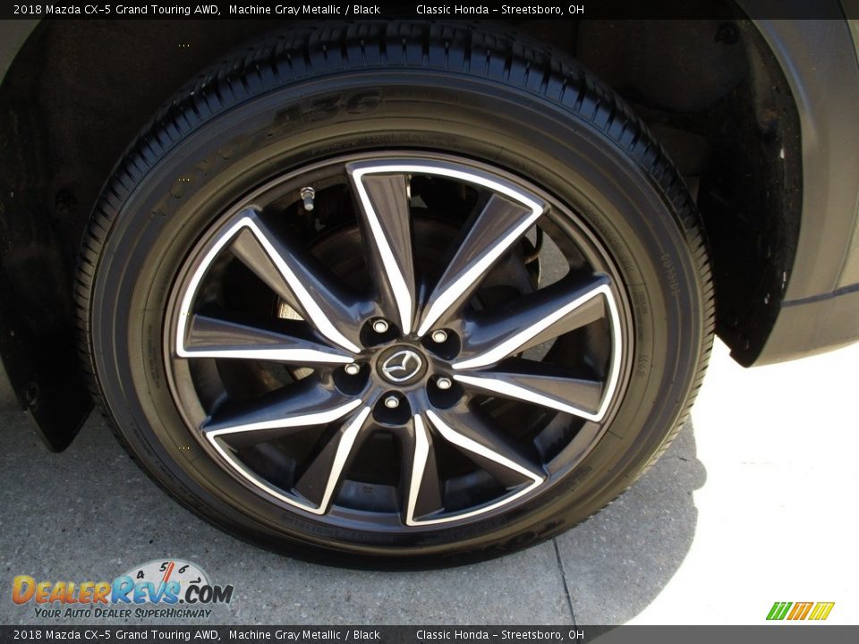 2018 Mazda CX-5 Grand Touring AWD Machine Gray Metallic / Black Photo #11