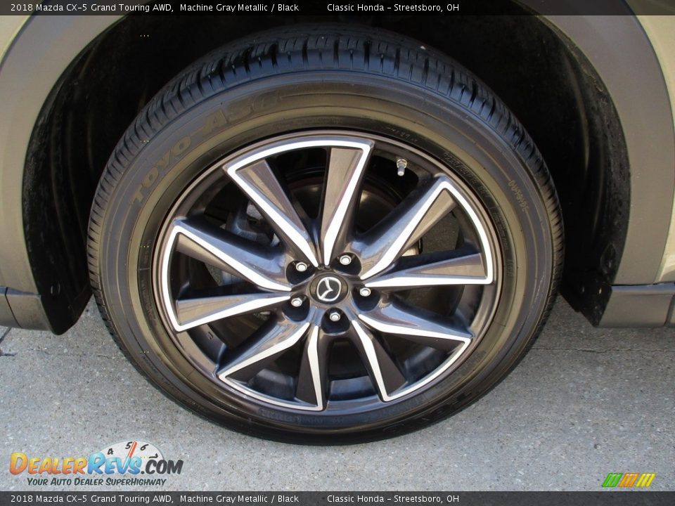 2018 Mazda CX-5 Grand Touring AWD Machine Gray Metallic / Black Photo #12