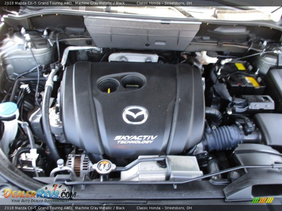 2018 Mazda CX-5 Grand Touring AWD Machine Gray Metallic / Black Photo #13