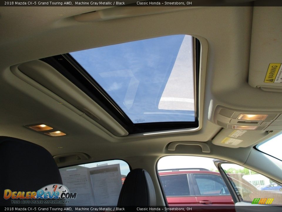 2018 Mazda CX-5 Grand Touring AWD Machine Gray Metallic / Black Photo #17
