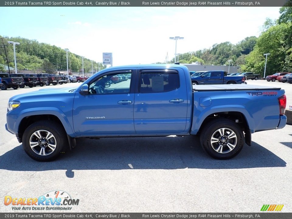 2019 Toyota Tacoma TRD Sport Double Cab 4x4 Cavalry Blue / Black Photo #2