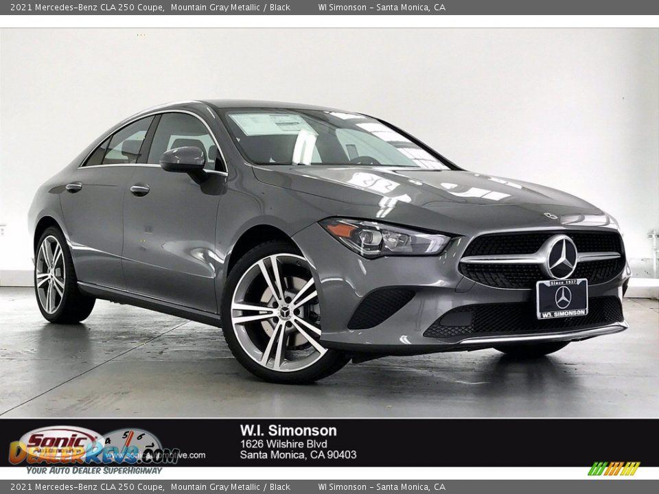 2021 Mercedes-Benz CLA 250 Coupe Mountain Gray Metallic / Black Photo #1