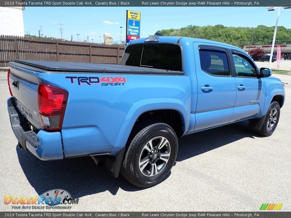 2019 Toyota Tacoma TRD Sport Double Cab 4x4 Cavalry Blue / Black Photo #6