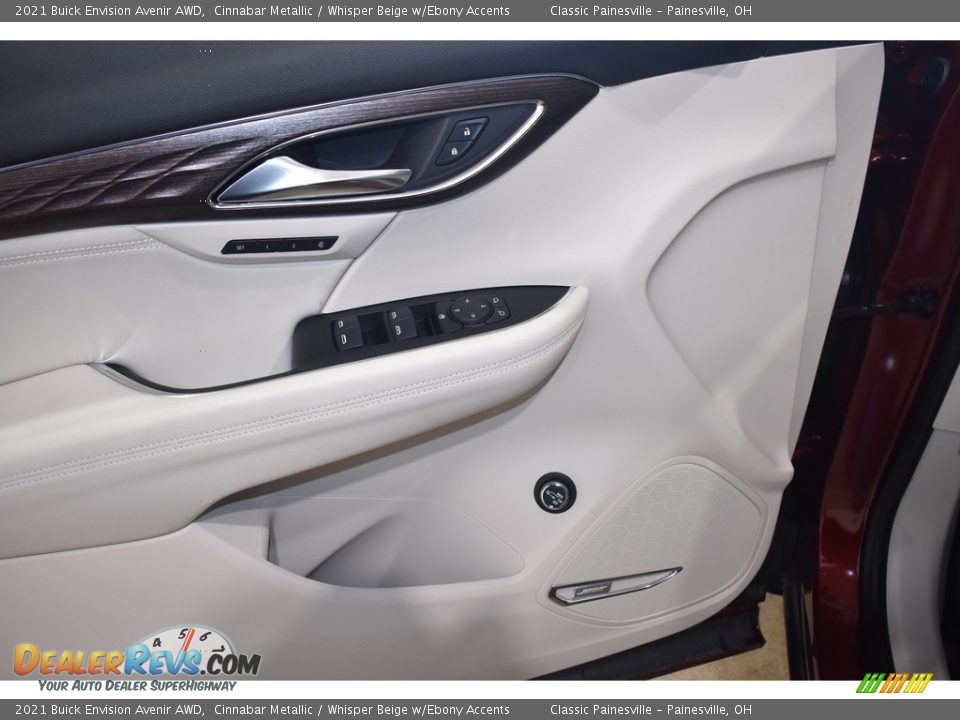 2021 Buick Envision Avenir AWD Cinnabar Metallic / Whisper Beige w/Ebony Accents Photo #9
