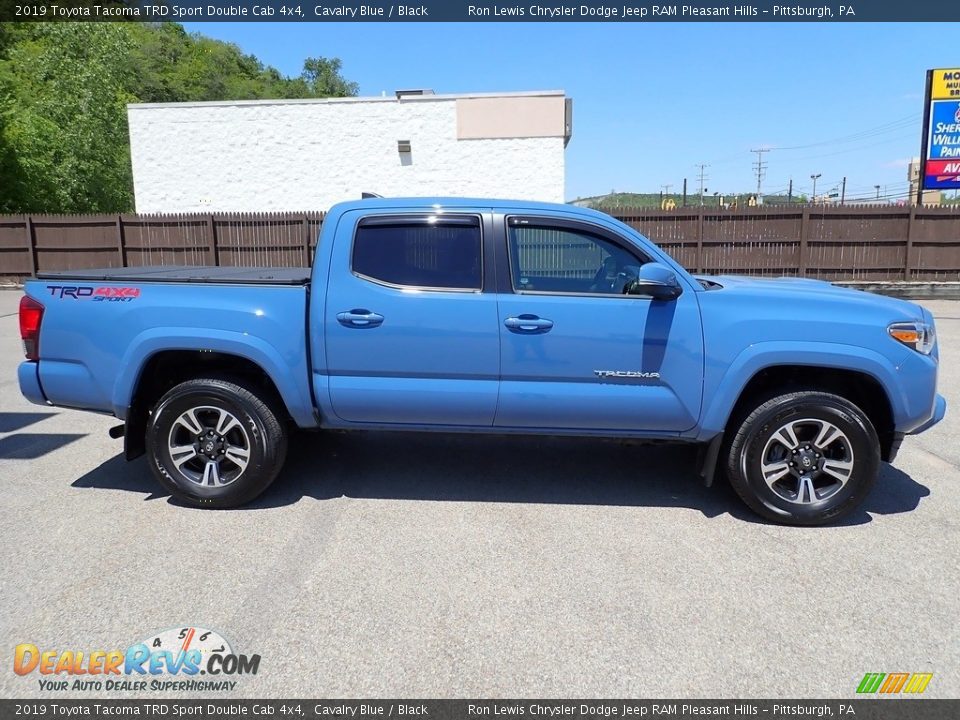 2019 Toyota Tacoma TRD Sport Double Cab 4x4 Cavalry Blue / Black Photo #7