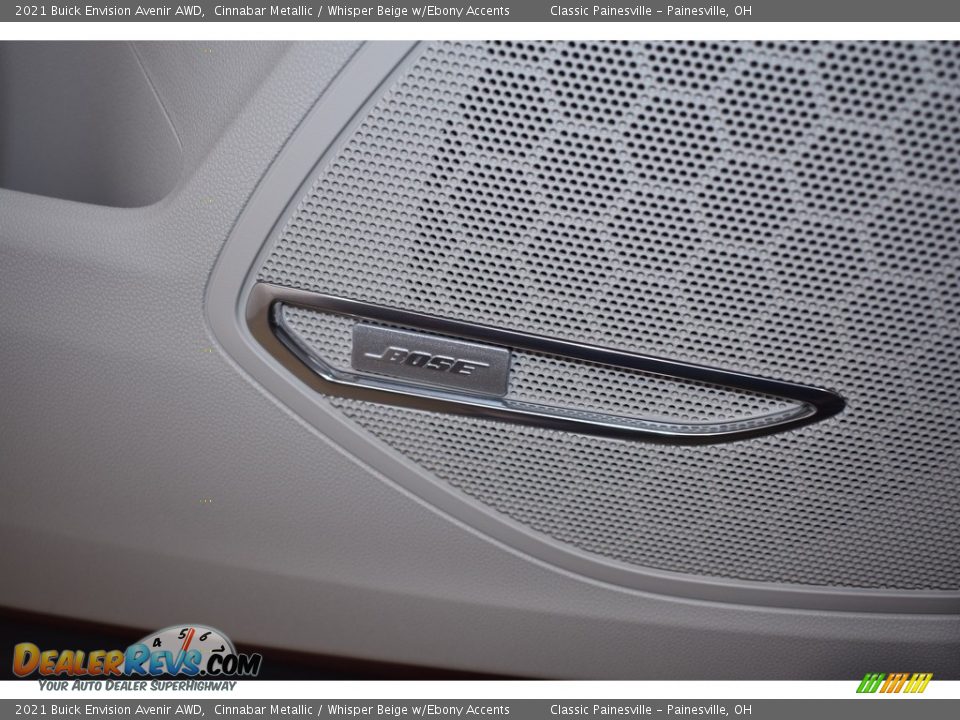 2021 Buick Envision Avenir AWD Cinnabar Metallic / Whisper Beige w/Ebony Accents Photo #10