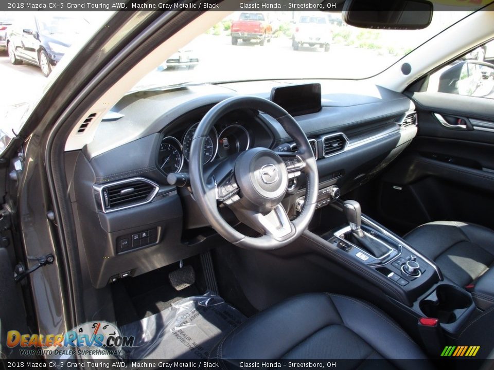 2018 Mazda CX-5 Grand Touring AWD Machine Gray Metallic / Black Photo #27