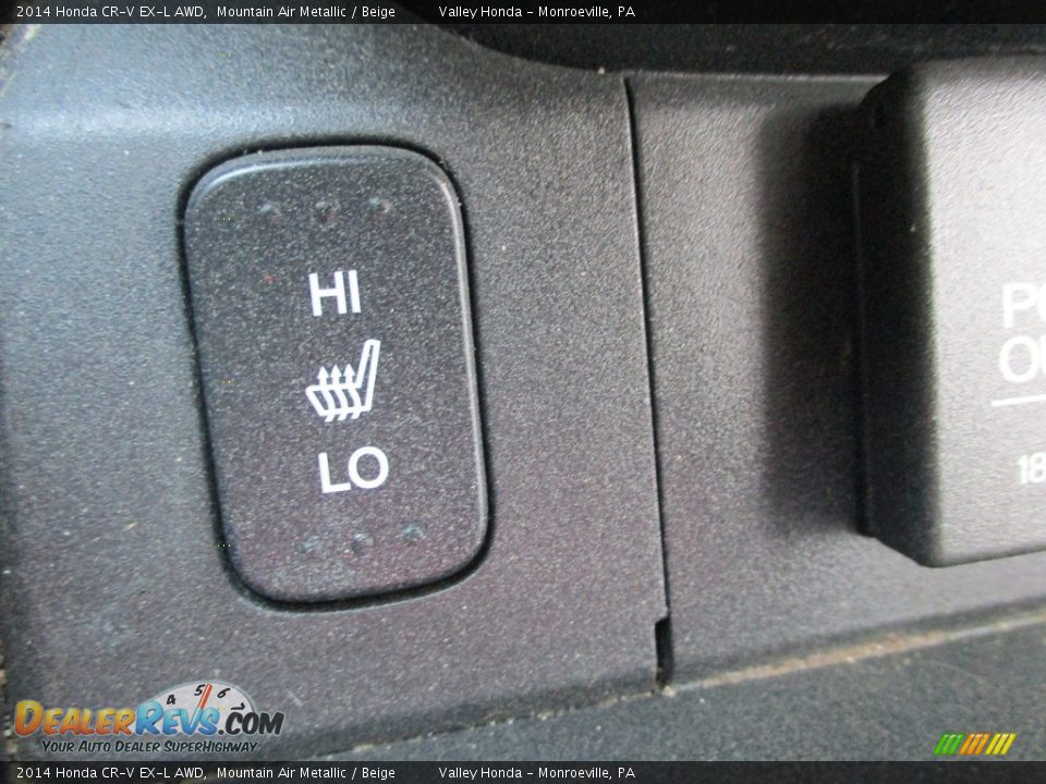 2014 Honda CR-V EX-L AWD Mountain Air Metallic / Beige Photo #16