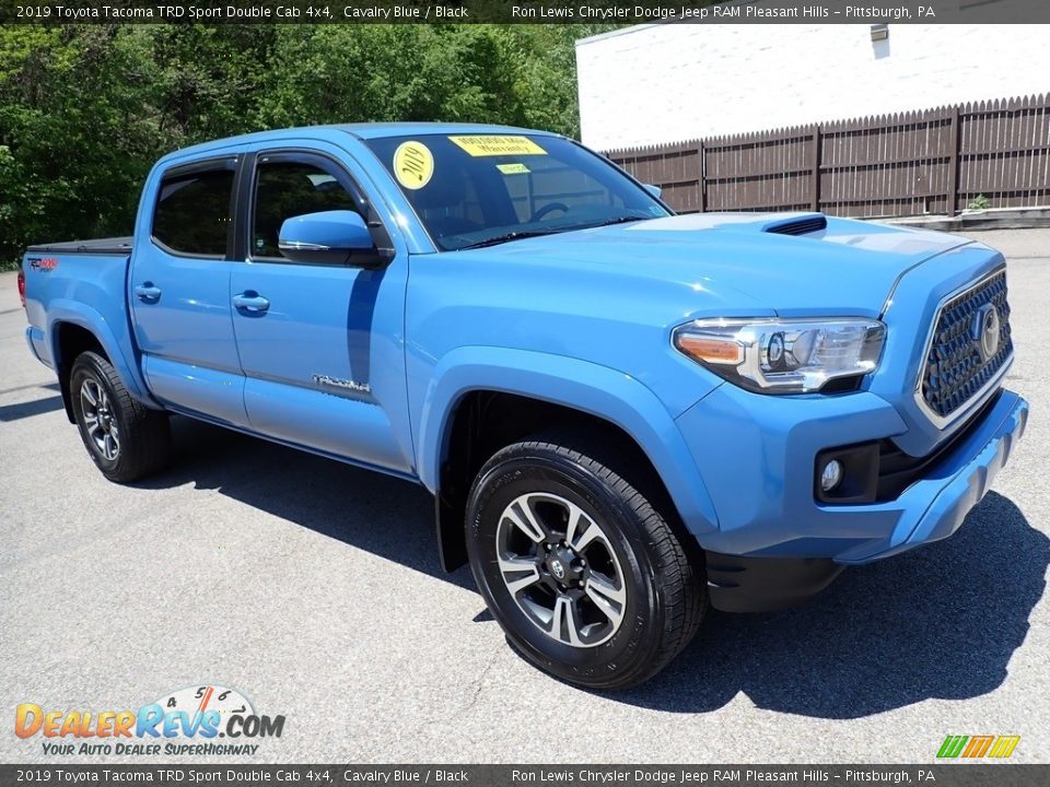 2019 Toyota Tacoma TRD Sport Double Cab 4x4 Cavalry Blue / Black Photo #8