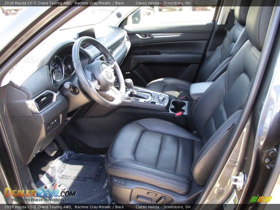 2018 Mazda CX-5 Grand Touring AWD Machine Gray Metallic / Black Photo #28