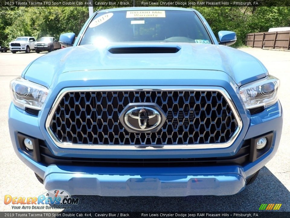 2019 Toyota Tacoma TRD Sport Double Cab 4x4 Cavalry Blue / Black Photo #9