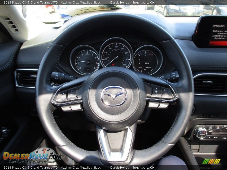2018 Mazda CX-5 Grand Touring AWD Machine Gray Metallic / Black Photo #30