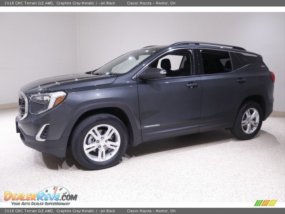 2018 GMC Terrain SLE AWD Graphite Gray Metallic / ­Jet Black Photo #3