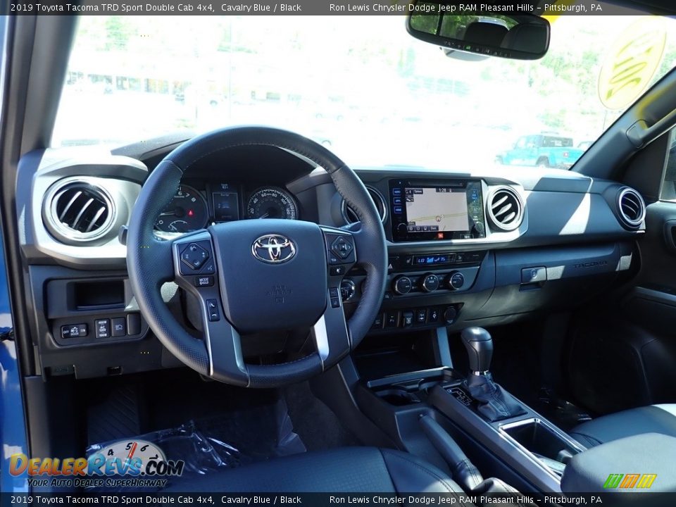 2019 Toyota Tacoma TRD Sport Double Cab 4x4 Cavalry Blue / Black Photo #13