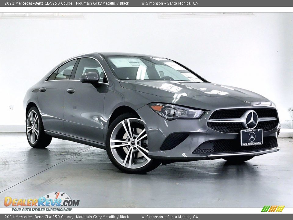 2021 Mercedes-Benz CLA 250 Coupe Mountain Gray Metallic / Black Photo #12