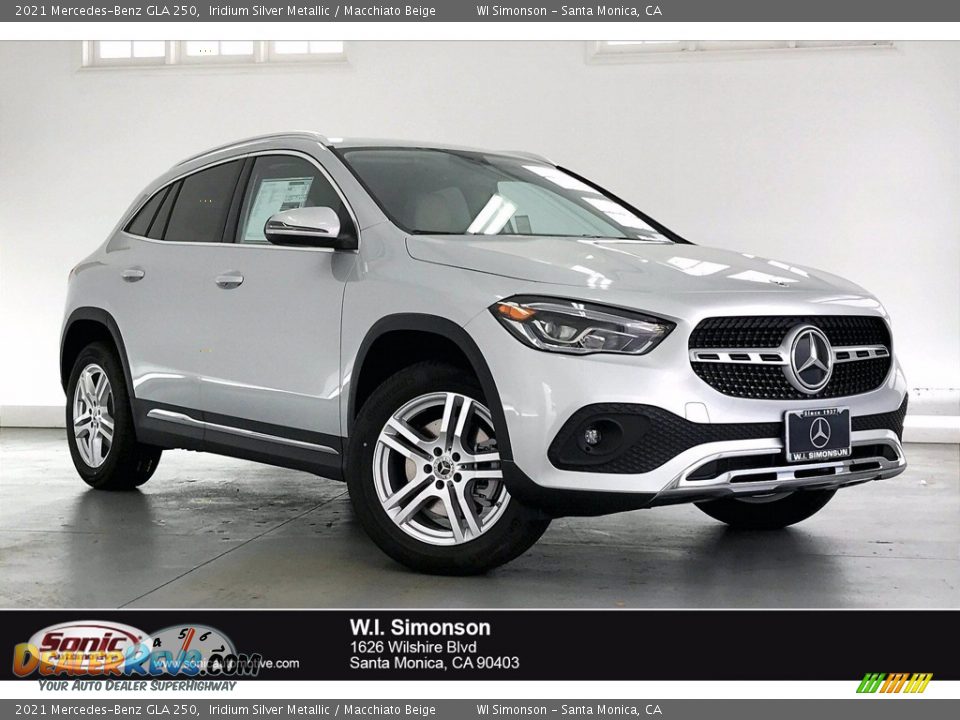 2021 Mercedes-Benz GLA 250 Iridium Silver Metallic / Macchiato Beige Photo #1