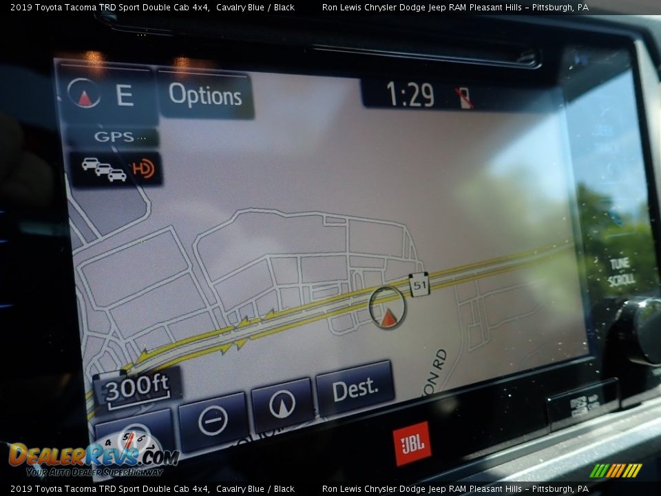 2019 Toyota Tacoma TRD Sport Double Cab 4x4 Cavalry Blue / Black Photo #17