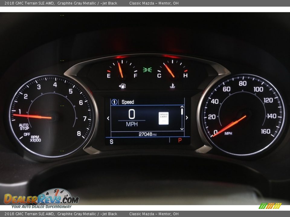 2018 GMC Terrain SLE AWD Graphite Gray Metallic / ­Jet Black Photo #8