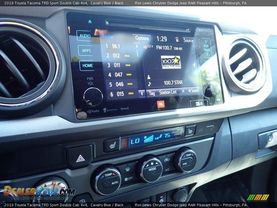 2019 Toyota Tacoma TRD Sport Double Cab 4x4 Cavalry Blue / Black Photo #19