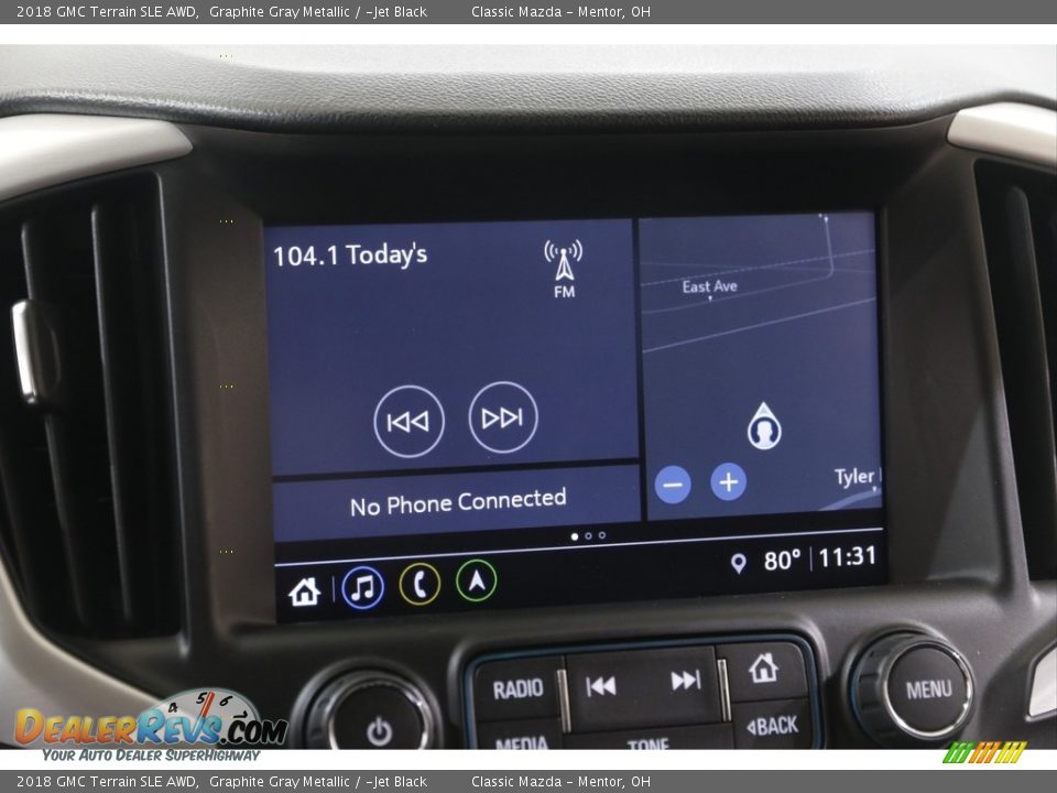 2018 GMC Terrain SLE AWD Graphite Gray Metallic / ­Jet Black Photo #10