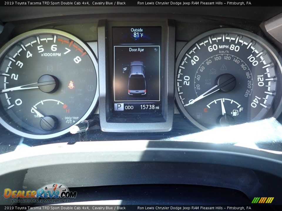 2019 Toyota Tacoma TRD Sport Double Cab 4x4 Cavalry Blue / Black Photo #20