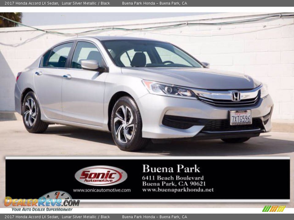 2017 Honda Accord LX Sedan Lunar Silver Metallic / Black Photo #1