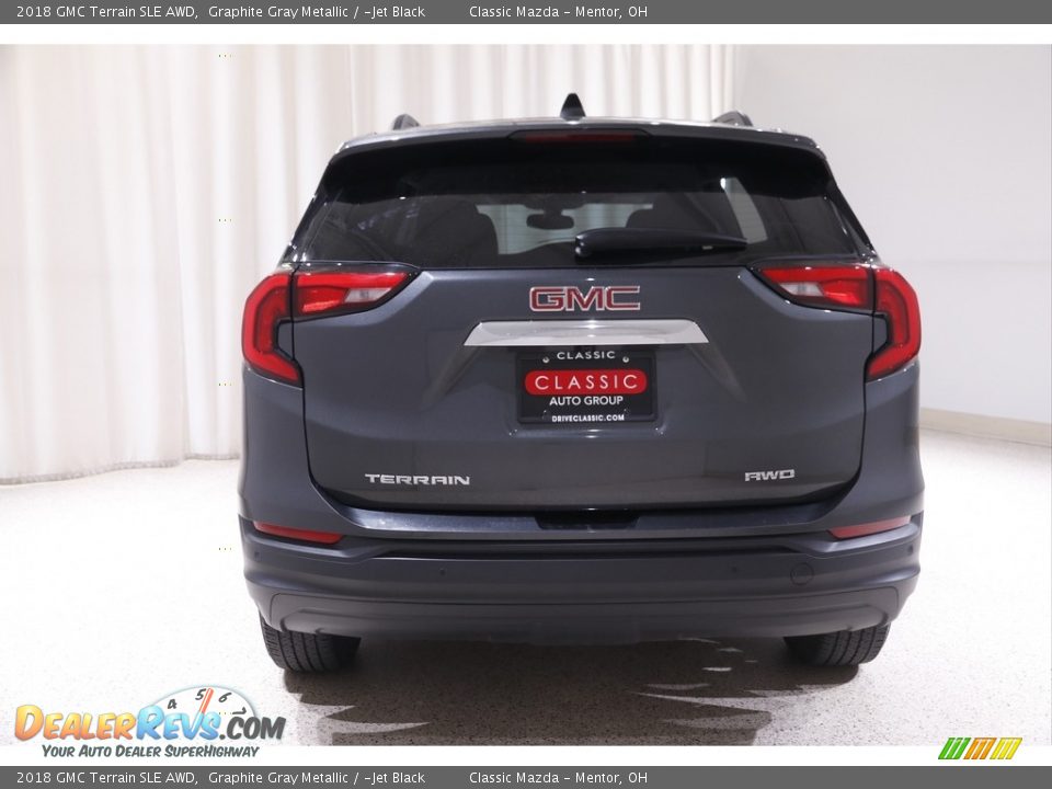 2018 GMC Terrain SLE AWD Graphite Gray Metallic / ­Jet Black Photo #16