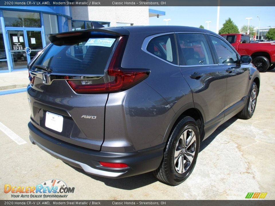 2020 Honda CR-V LX AWD Modern Steel Metallic / Black Photo #7