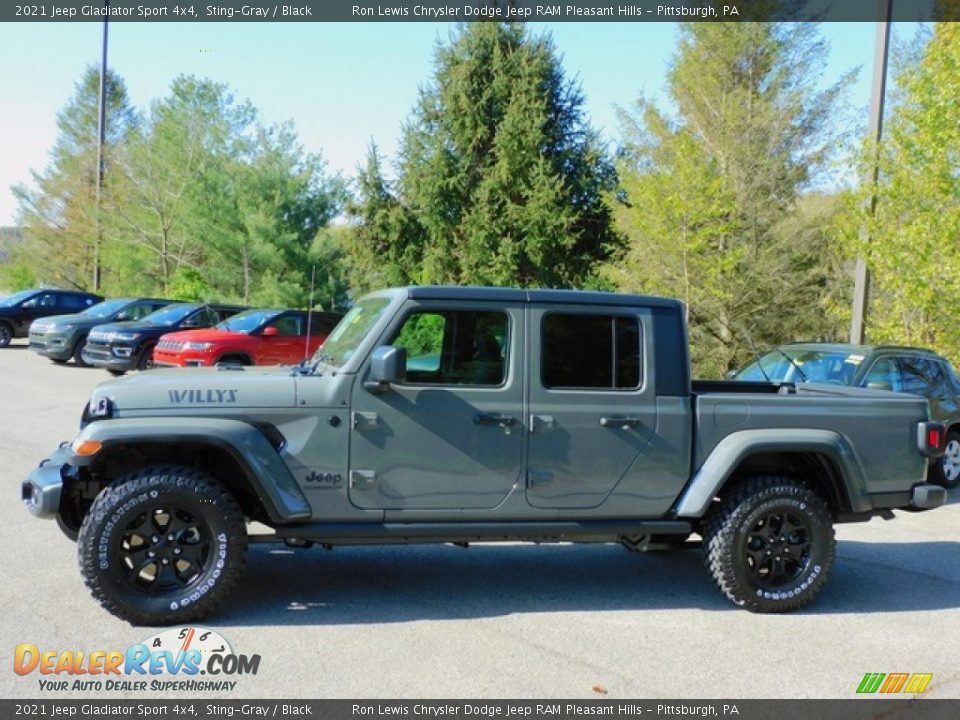 2021 Jeep Gladiator Sport 4x4 Sting-Gray / Black Photo #9