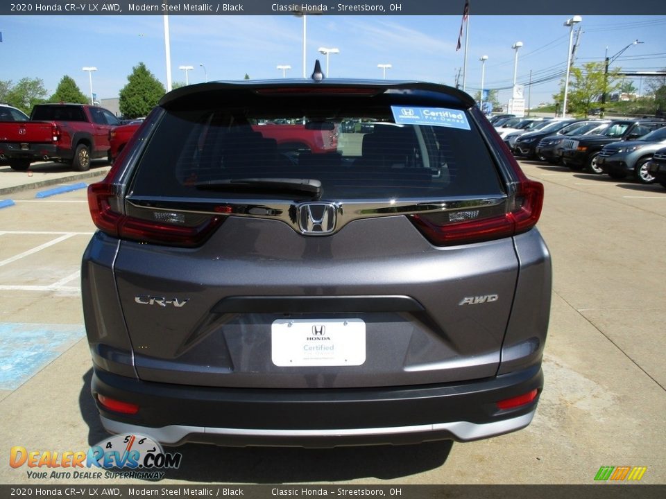 2020 Honda CR-V LX AWD Modern Steel Metallic / Black Photo #8