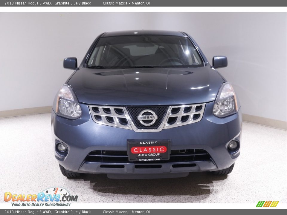 2013 Nissan Rogue S AWD Graphite Blue / Black Photo #2