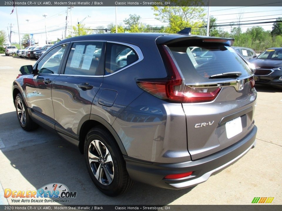 2020 Honda CR-V LX AWD Modern Steel Metallic / Black Photo #9