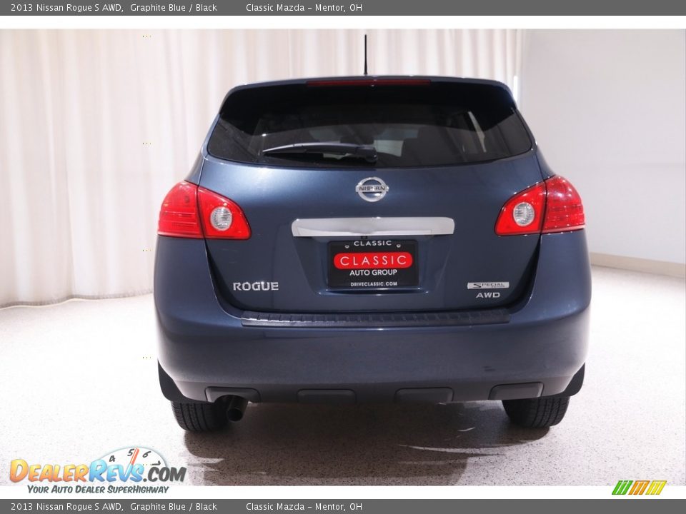 2013 Nissan Rogue S AWD Graphite Blue / Black Photo #15