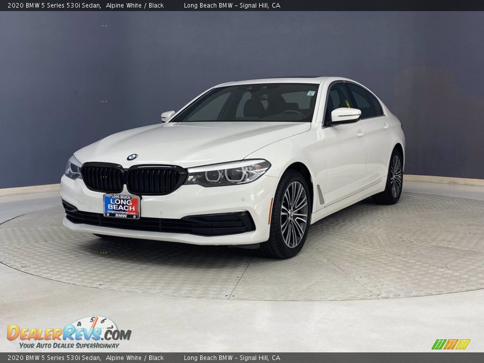 2020 BMW 5 Series 530i Sedan Alpine White / Black Photo #3