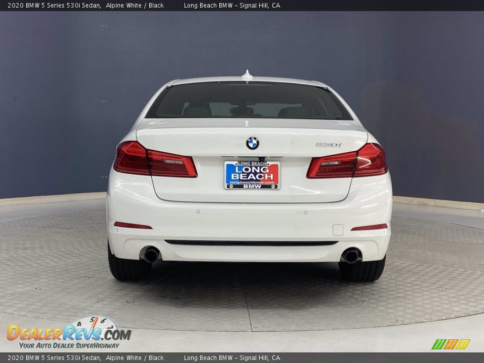 2020 BMW 5 Series 530i Sedan Alpine White / Black Photo #4