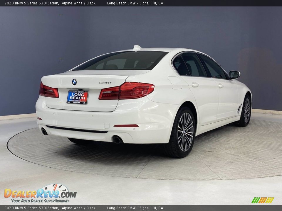 2020 BMW 5 Series 530i Sedan Alpine White / Black Photo #5