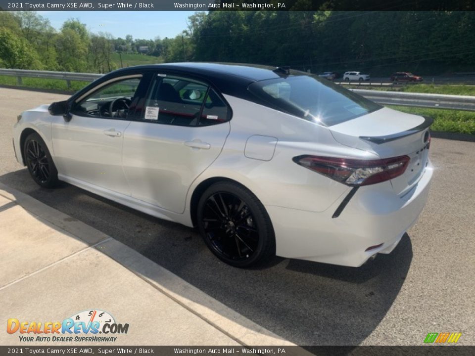 2021 Toyota Camry XSE AWD Super White / Black Photo #2