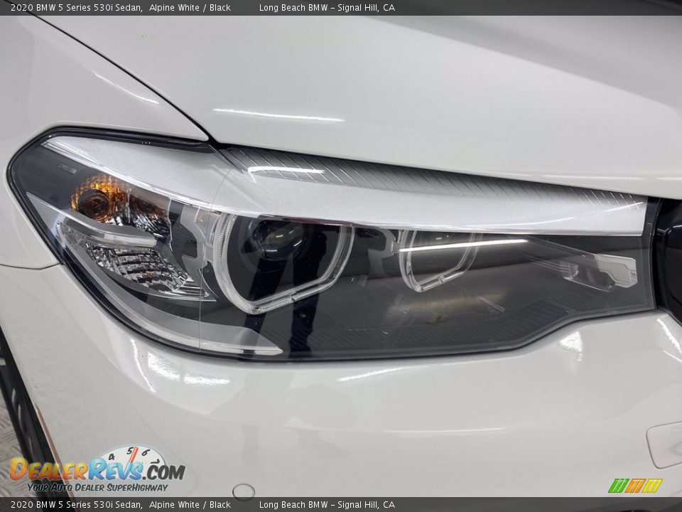 2020 BMW 5 Series 530i Sedan Alpine White / Black Photo #7