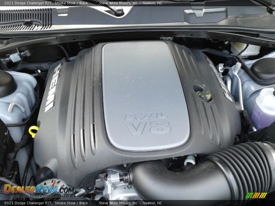 2021 Dodge Challenger R/T 5.7 Liter HEMI OHV-16 Valve VVT MDS V8 Engine Photo #10