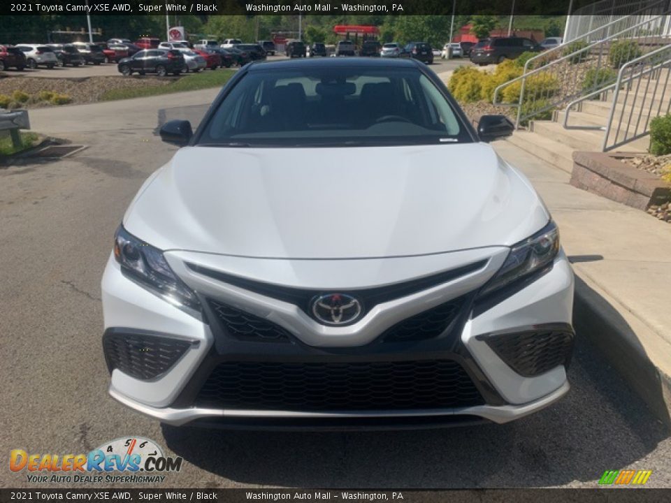 2021 Toyota Camry XSE AWD Super White / Black Photo #7