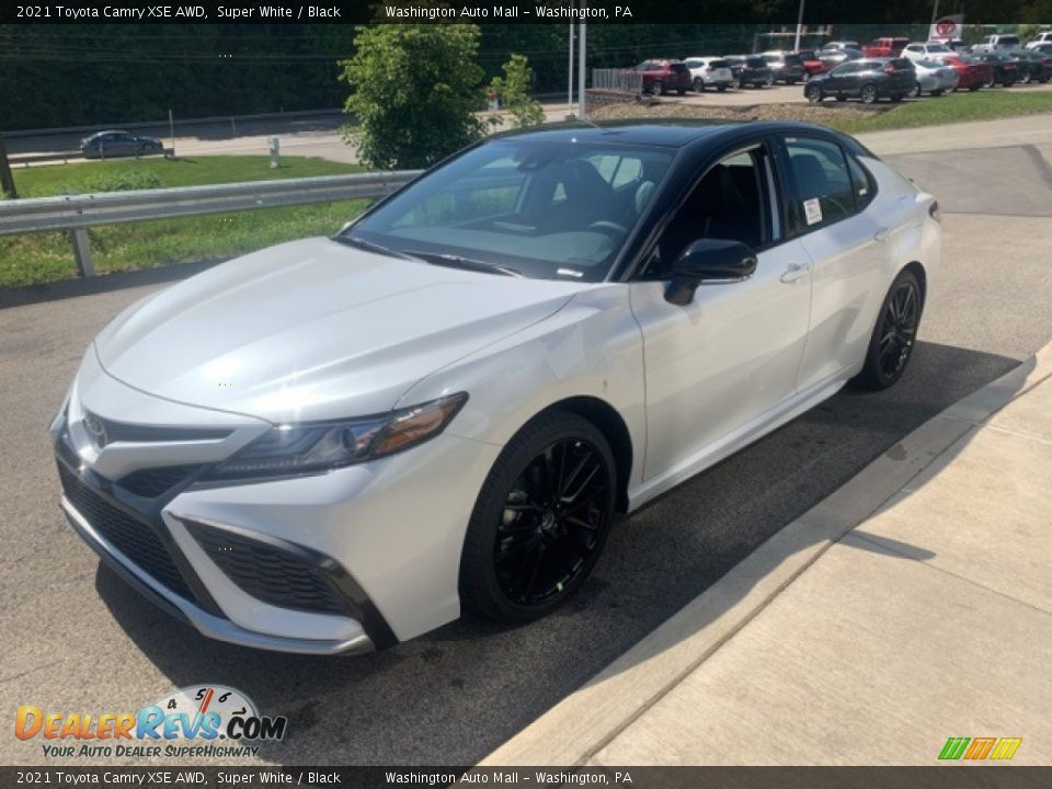 2021 Toyota Camry XSE AWD Super White / Black Photo #8