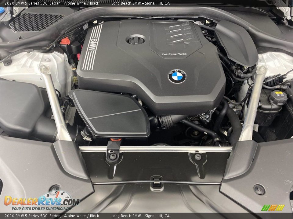 2020 BMW 5 Series 530i Sedan Alpine White / Black Photo #12